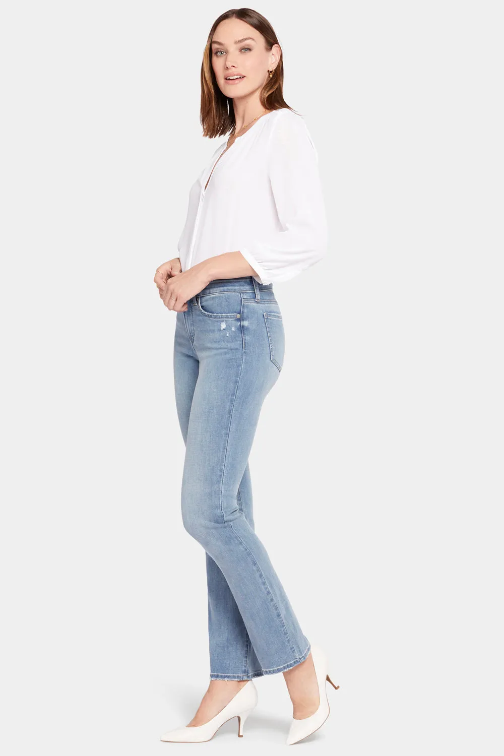 Marilyn Straight Jeans In Petite - Angel