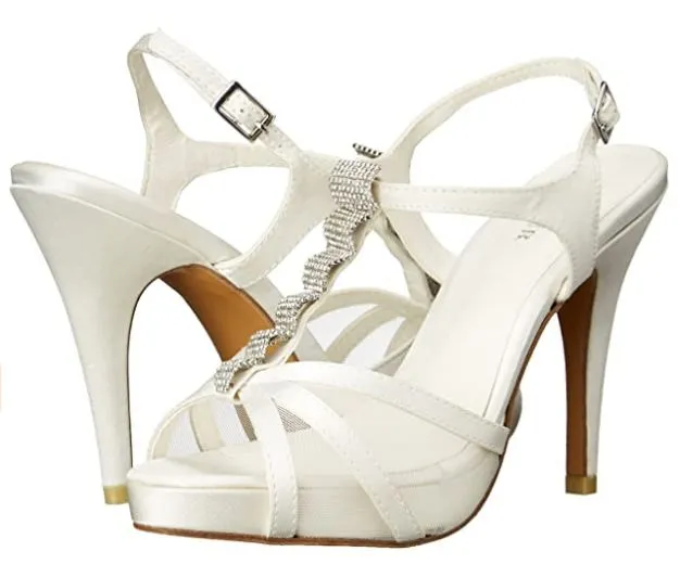 Membur Carolina Platform Ivory Sandal-6512