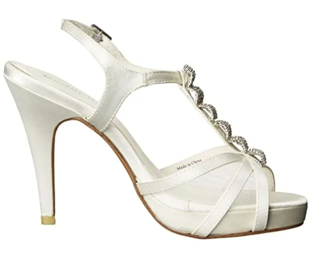 Membur Carolina Platform Ivory Sandal-6512