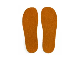 Men's Felt Insole - Burnt Orange