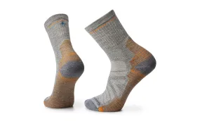 Men's Hike Light Cushion Mid Crew Socks - Taupe-Natural Marl