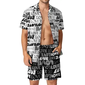 Men's Shirt and Shorts Outfit Men's Beach Suit