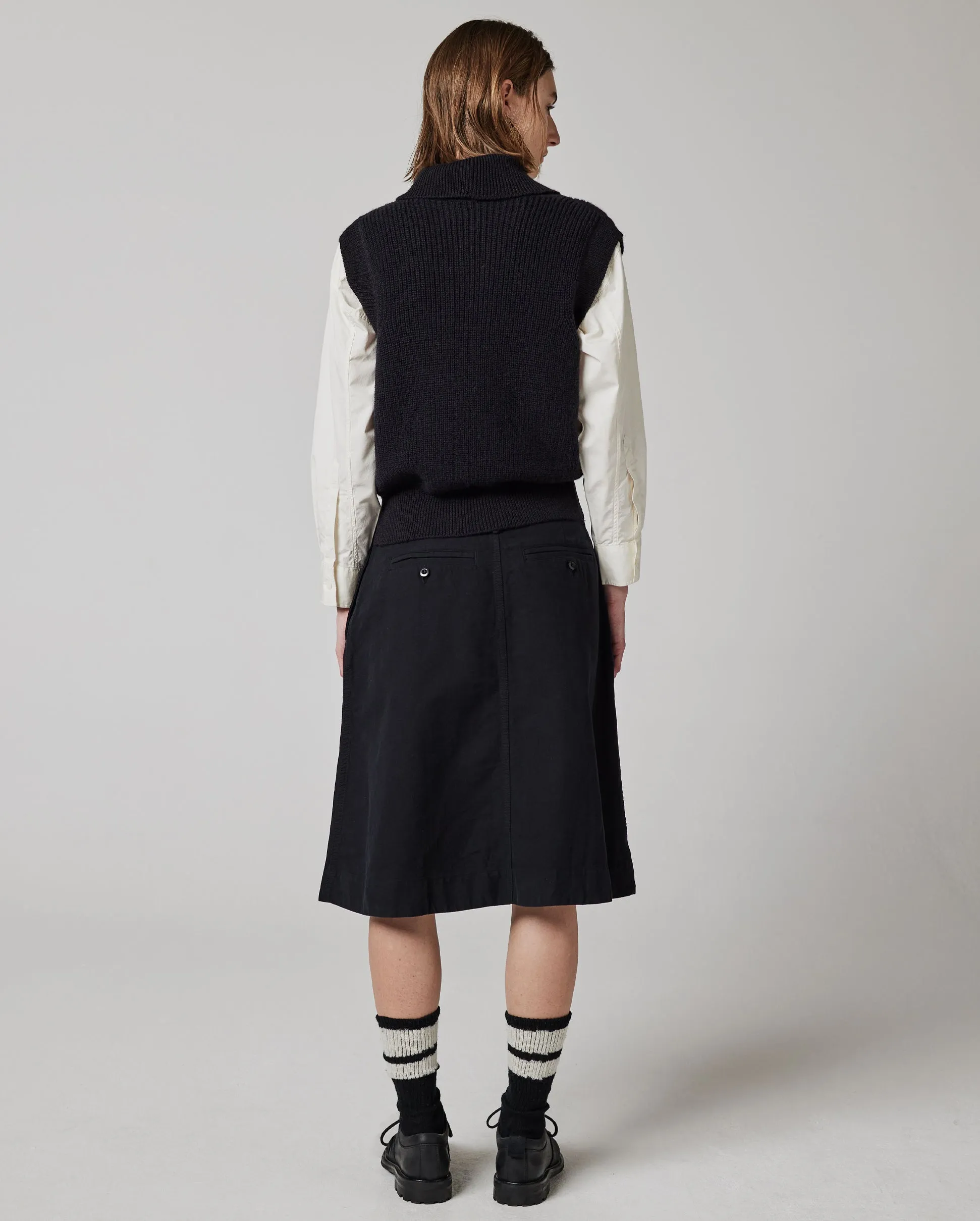 MHL UNIFORM SKIRT / BLACK