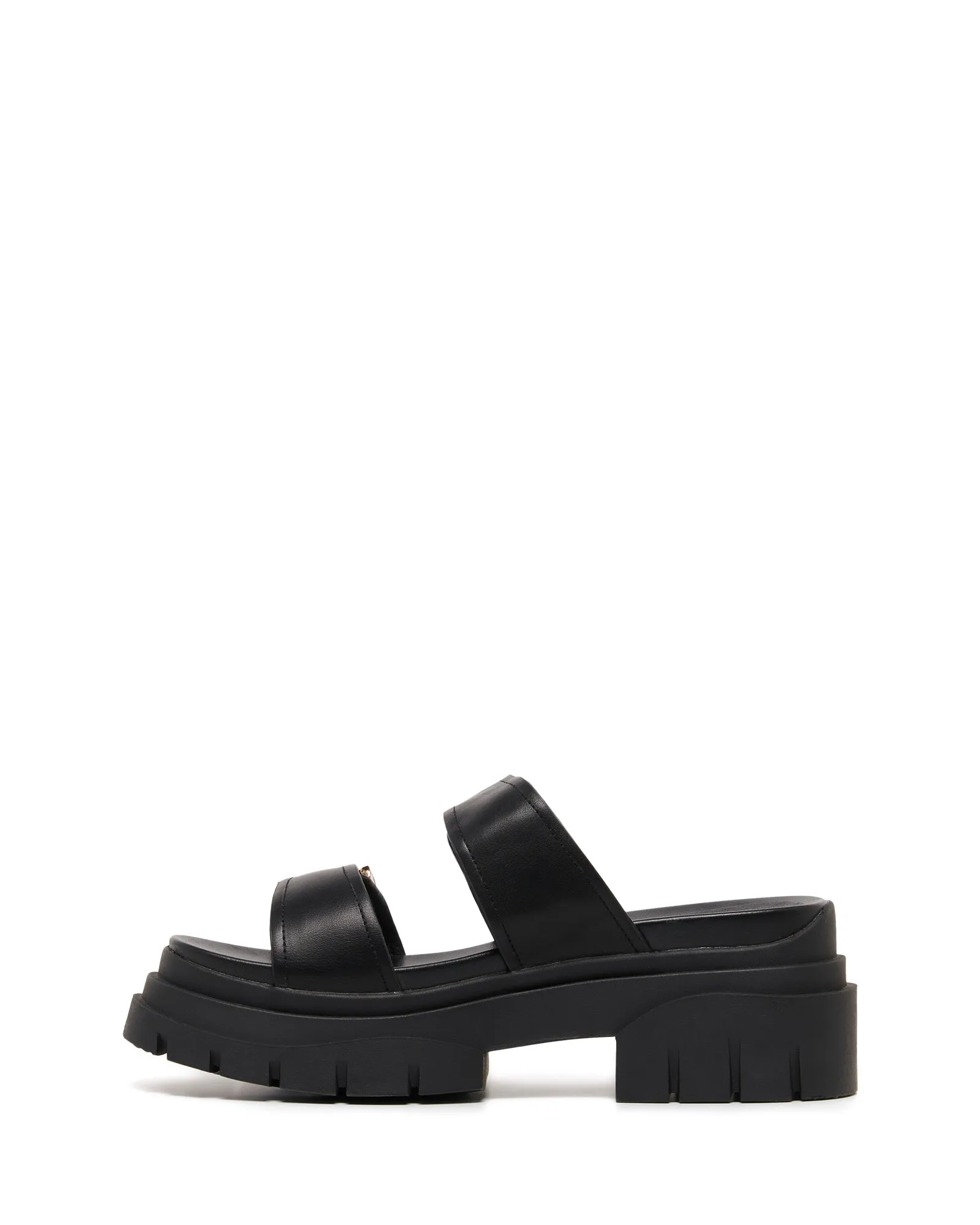 Myer Platform Sandal Black