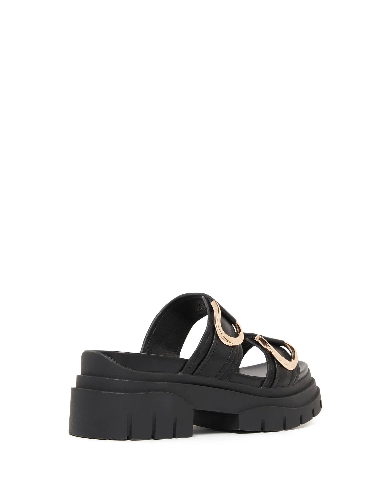 Myer Platform Sandal Black