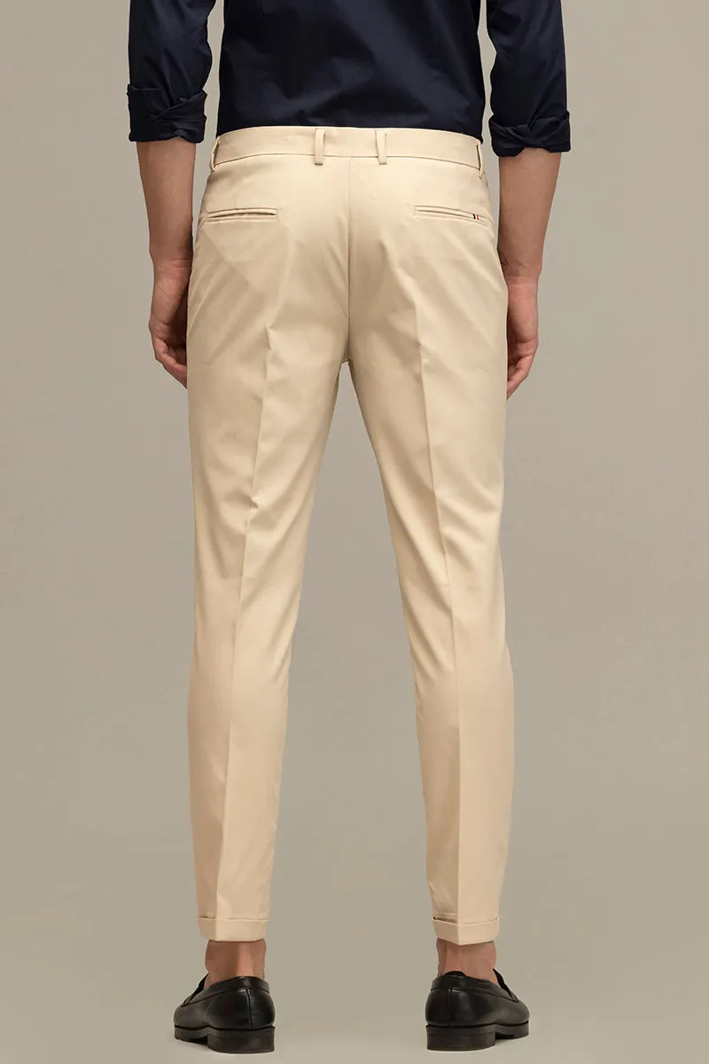 OpulentOasis Cream Trousers