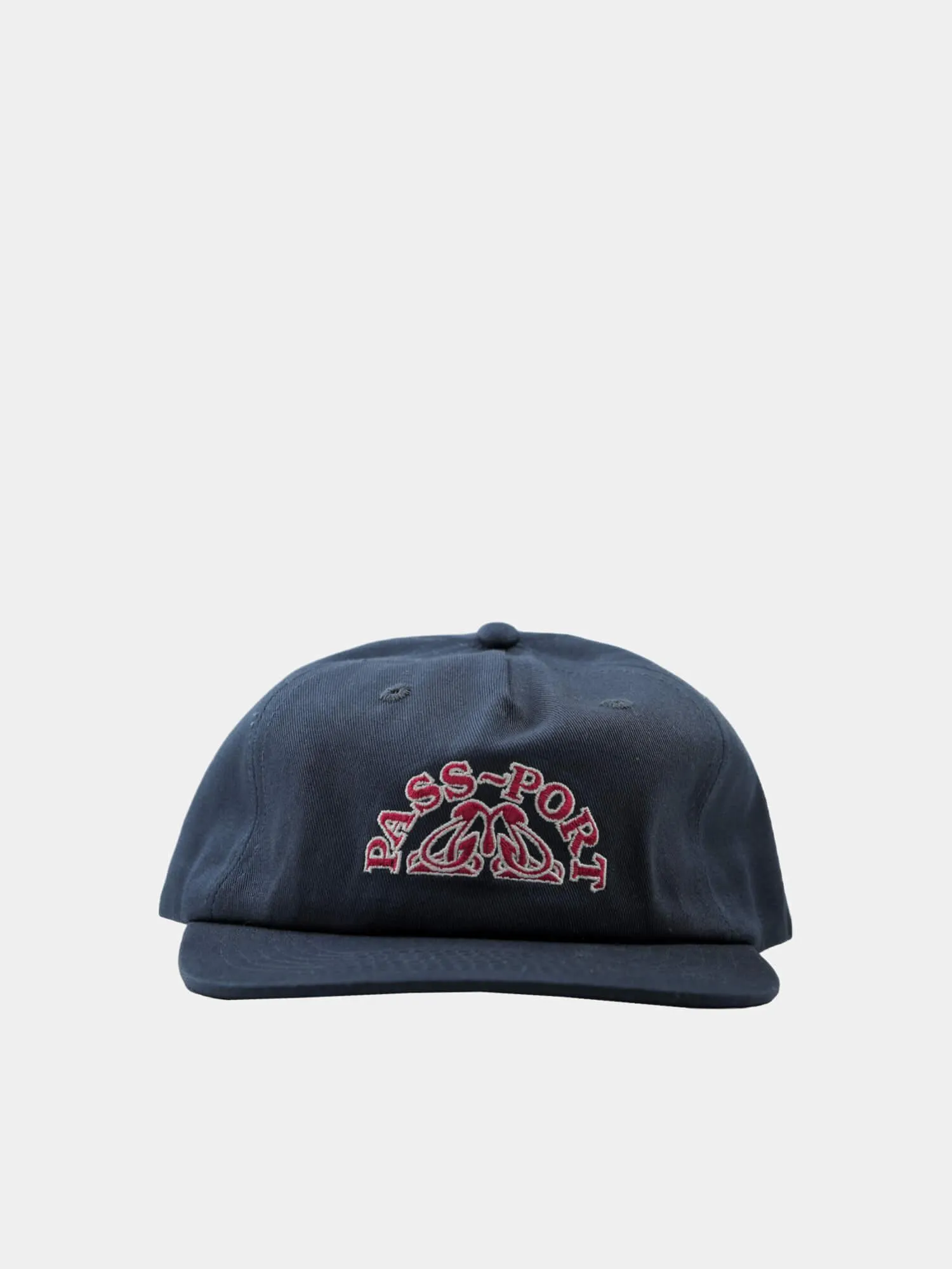 Pass-Port Crystal 5 Panel Cap - Navy