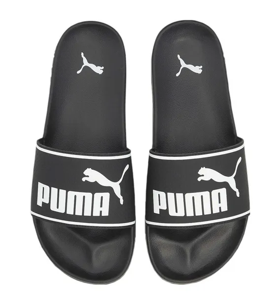 Puma men's swimming pool leadcat 2.0 slipper 384139-01 black white