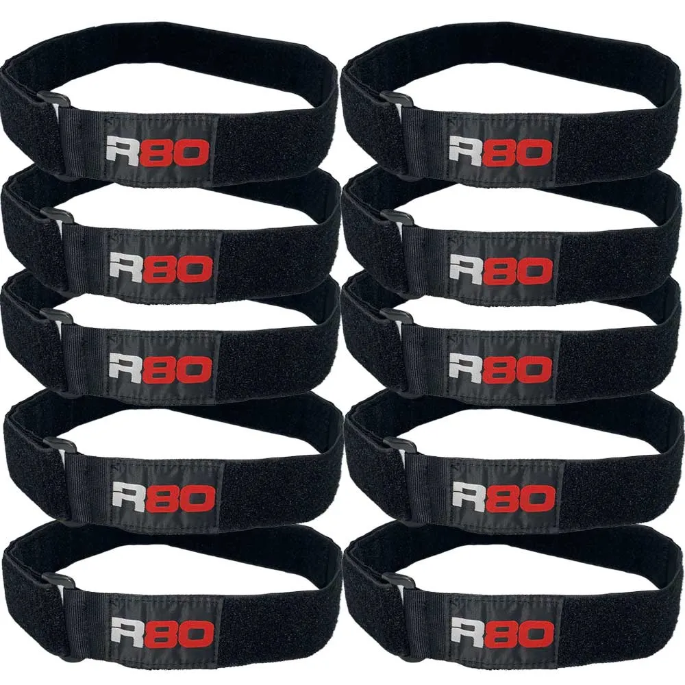 R80 Adult Tag Rugby Belts Set of 10