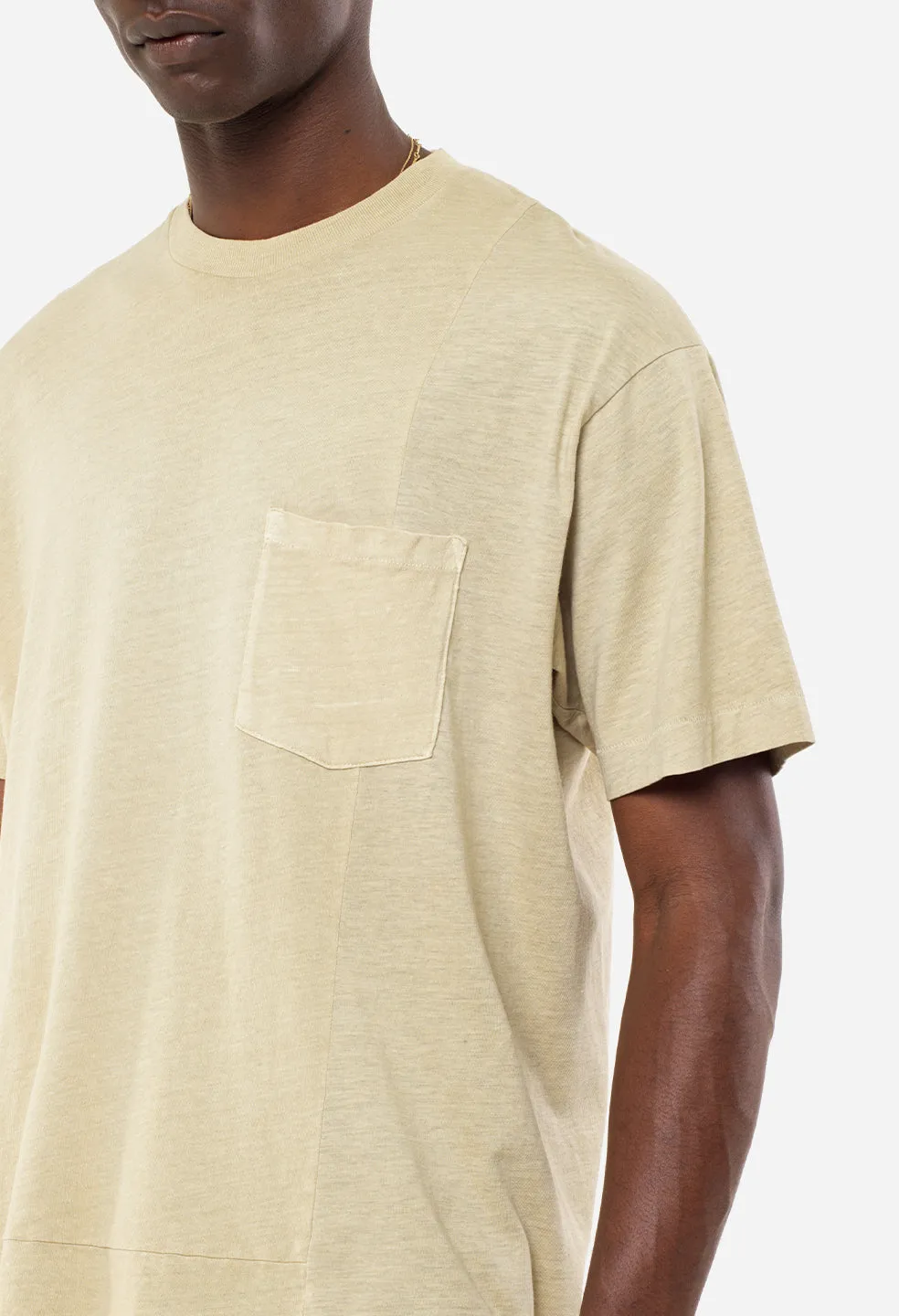 Reconstructed Lucky Pocket Tee / Washed Clay