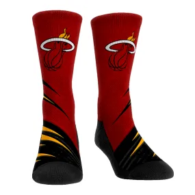 Rock Em' Miami HEAT Slant Youth Socks