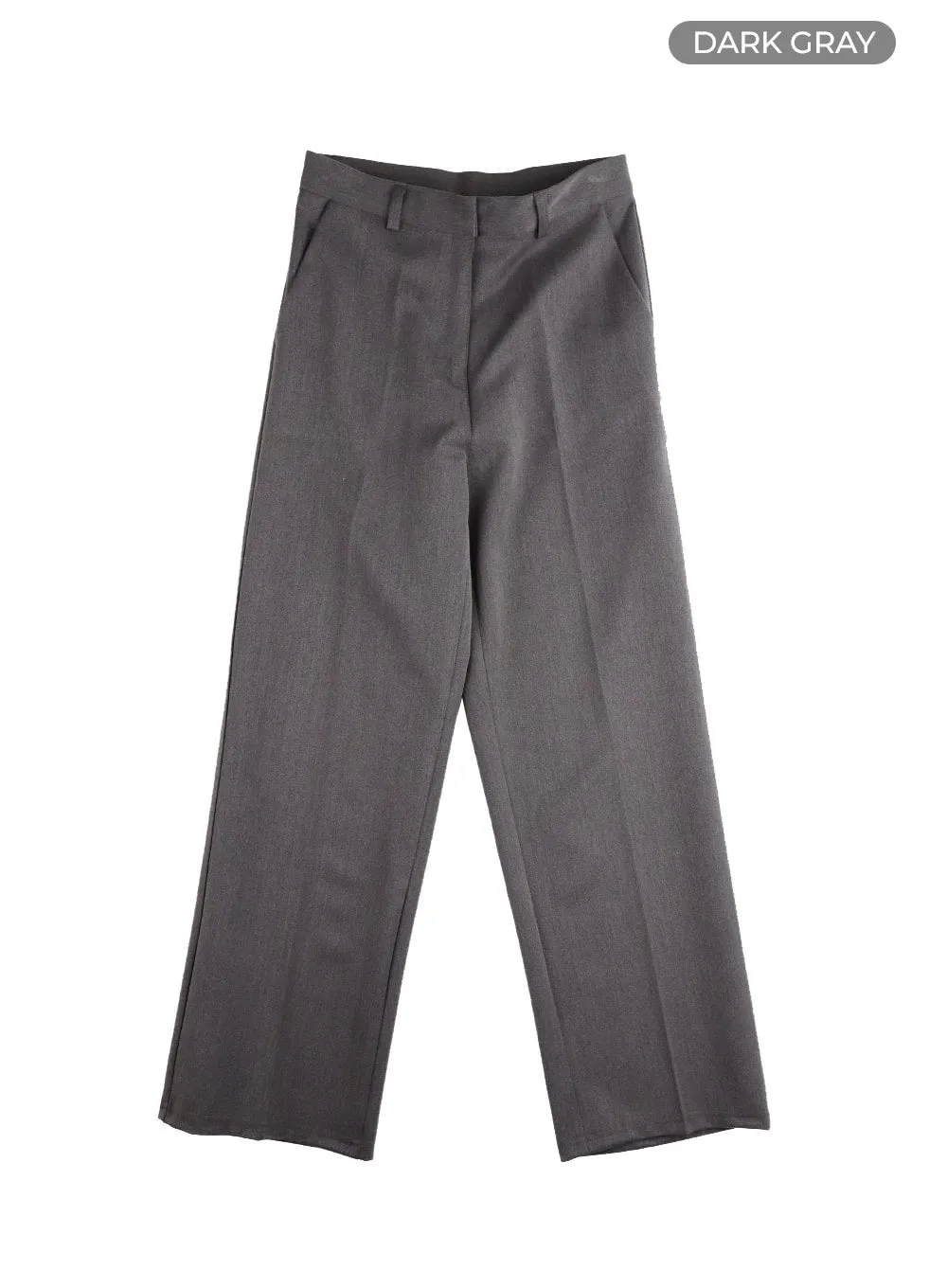 Solid Wide Trousers IM414