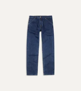 Stone Wash 14.2oz Japanese Selvedge Denim Five-Pocket Jeans