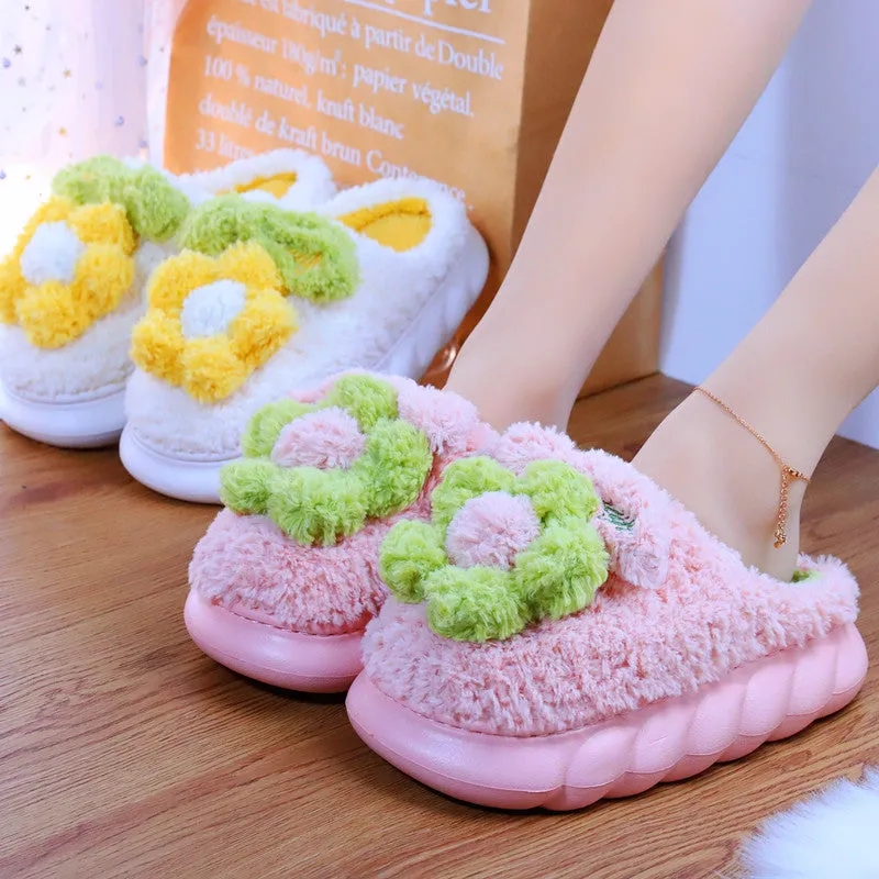 Sweet Comfy Soft Flowers Slippers ON887