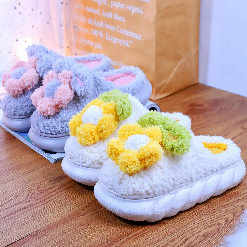 Sweet Comfy Soft Flowers Slippers ON887