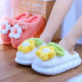 Sweet Comfy Soft Flowers Slippers ON887