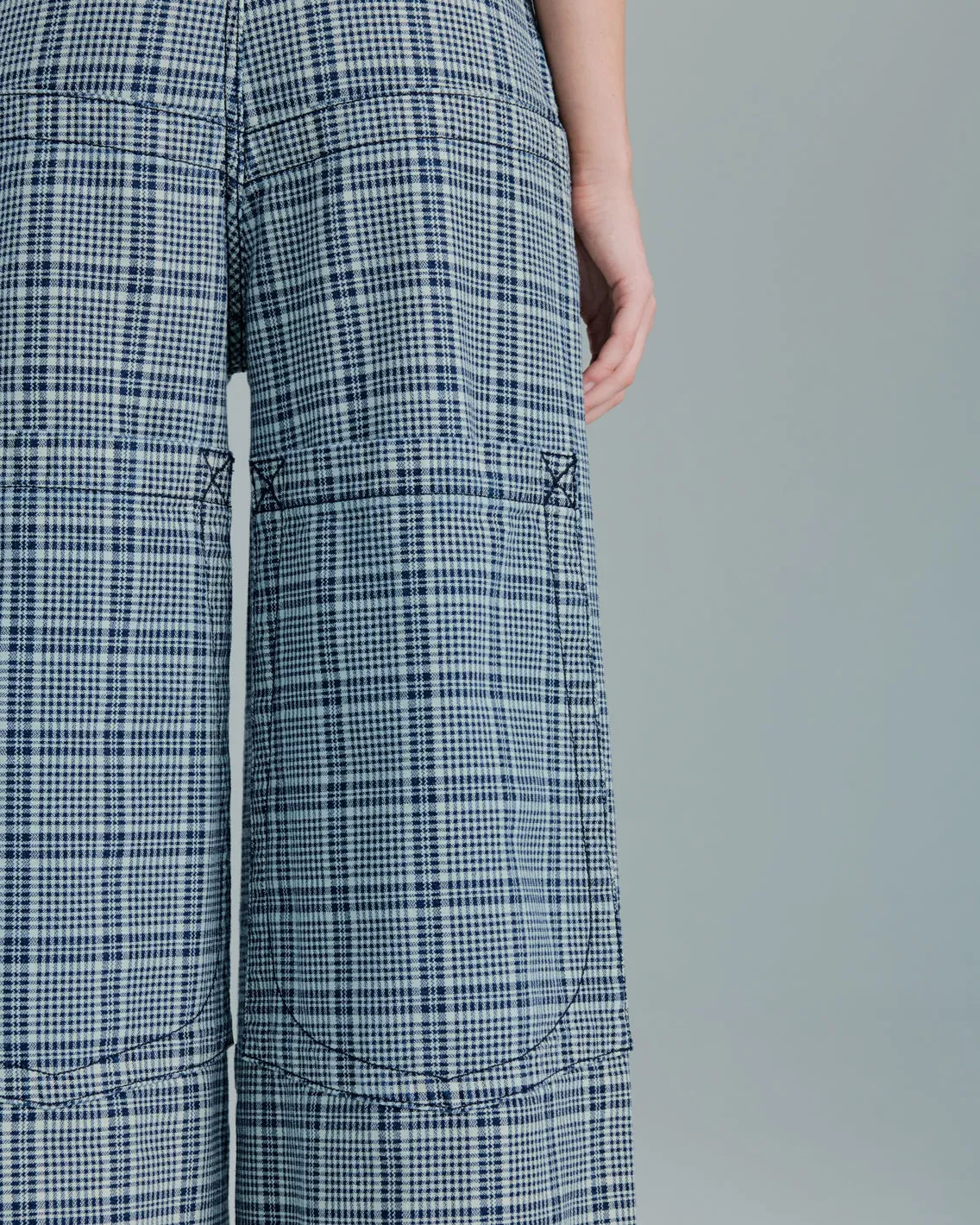 The Camilla Jeans. 27". Vintage Plaid.