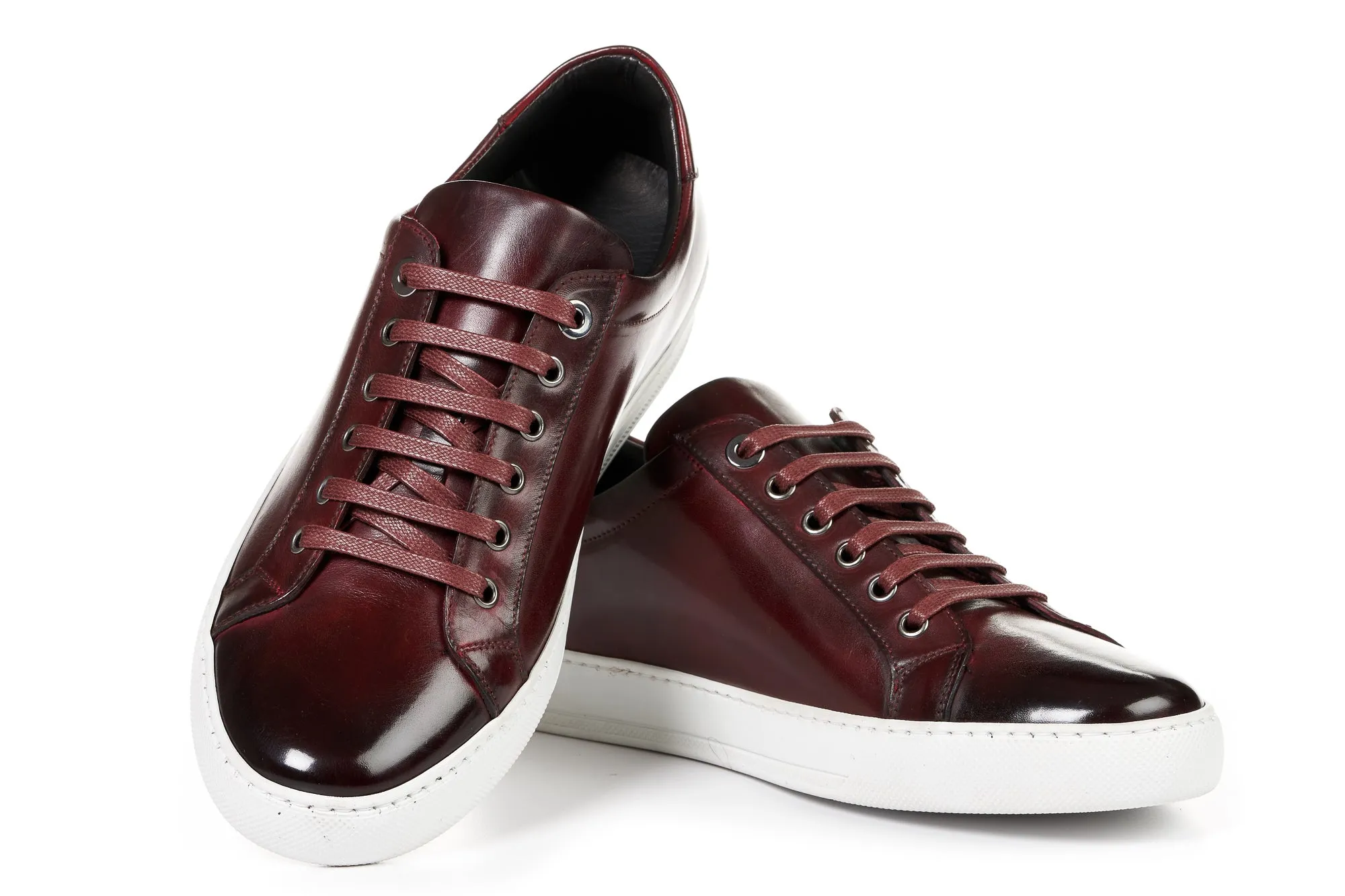 The Smith Low-Top Sneaker - Oxblood