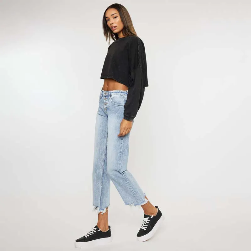 The Thelma High Rise Straight Jeans