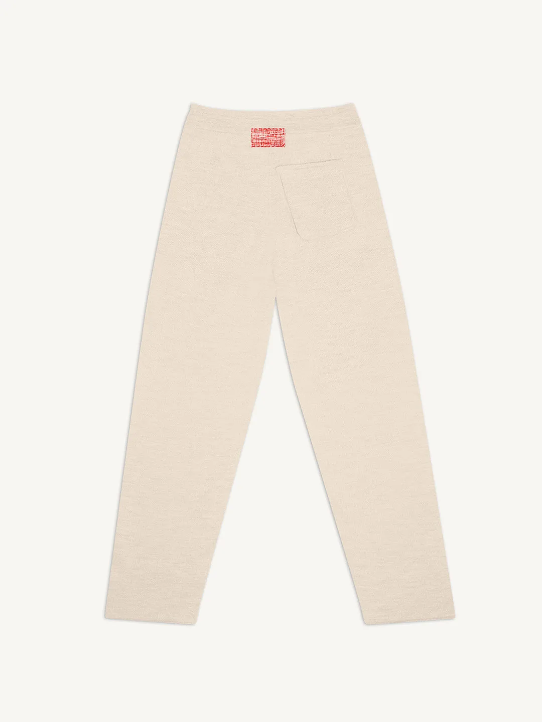 The Trousers - Almond White