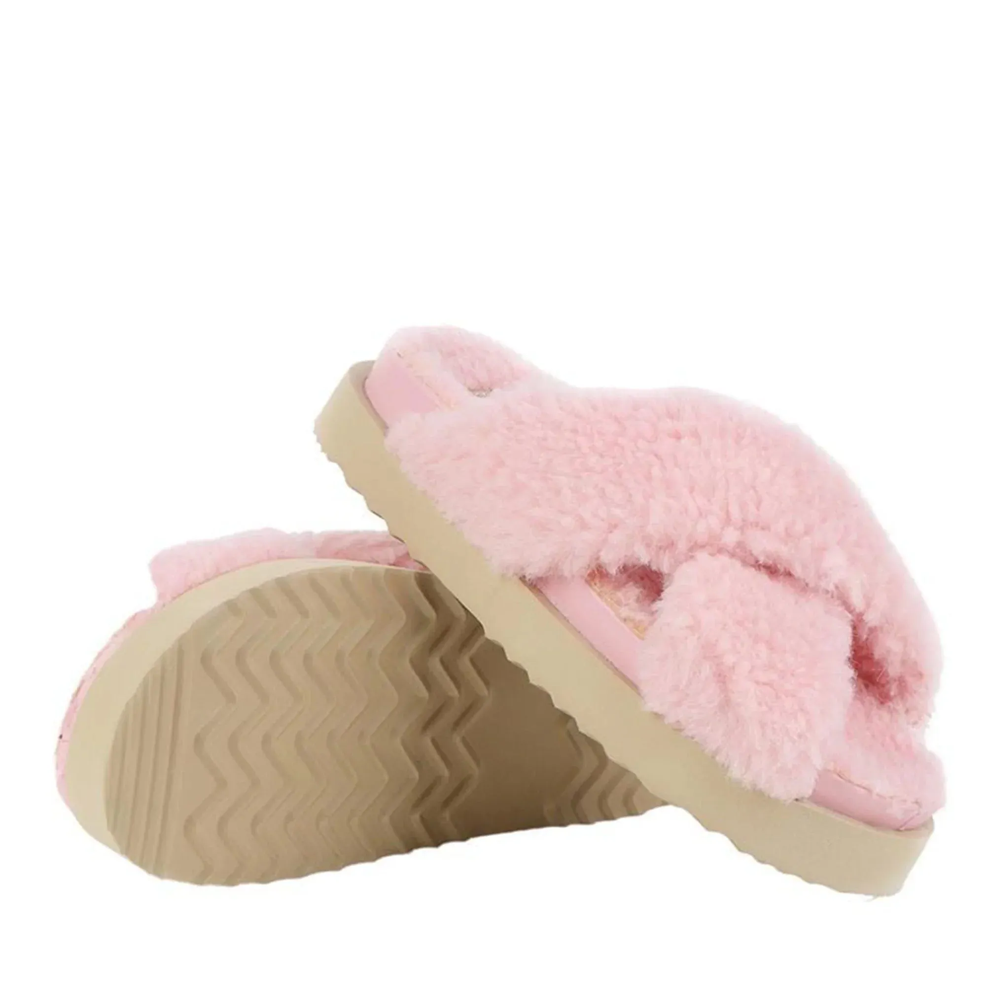 UGG Iris Fluffy Platform Slides