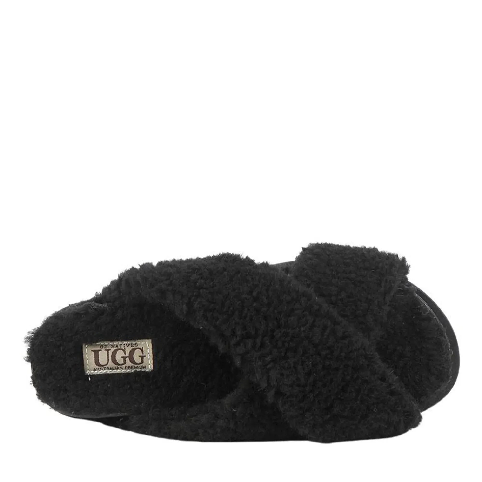 UGG Iris Fluffy Platform Slides