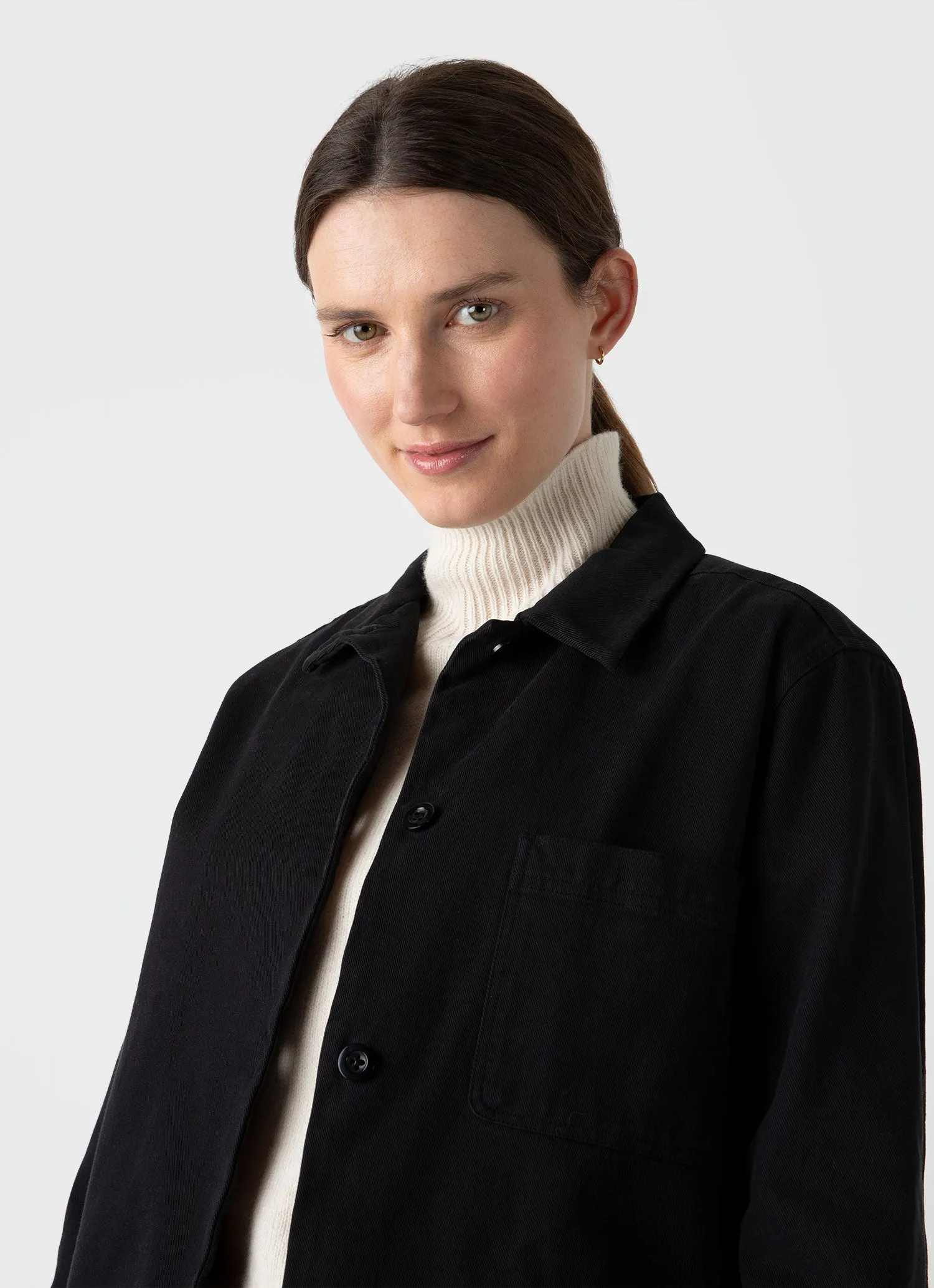 Women's Chore Jacket in Black