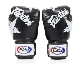 泰拳拳套 Thai Boxing Gloves : Fairtex BGV1 National Print Black