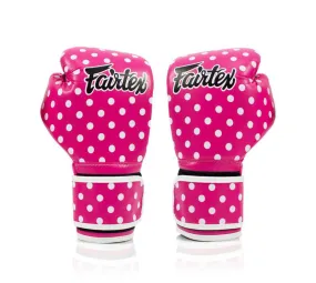 泰拳拳套 Thai Boxing Gloves : Fairtex BGV14 Pink Dots